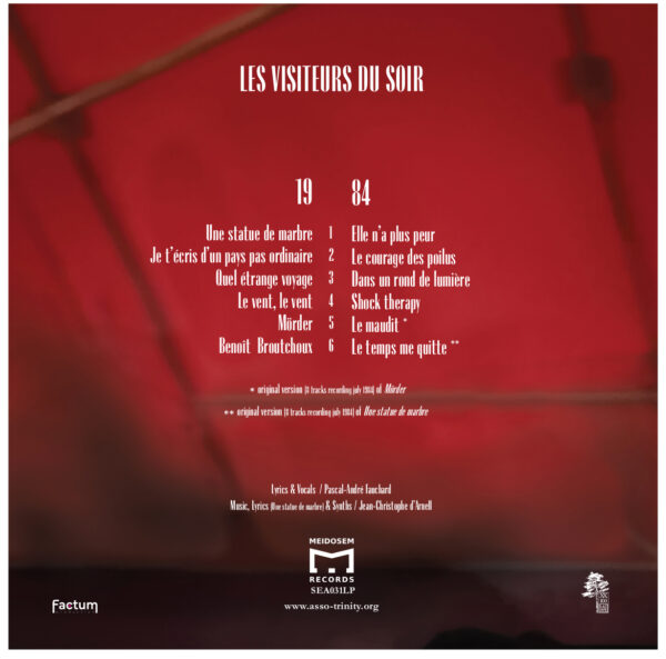 Les Visiteurs Du Soir "1984"  vinyle lp standard  PRECOMMANDE (sortie le 18 septembre) – Image 2